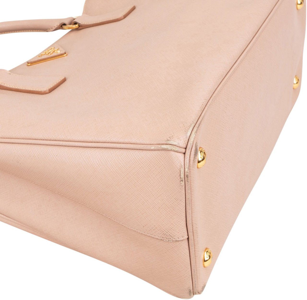 Prada Prada Saffiano Leather Galleria Handbag Rood