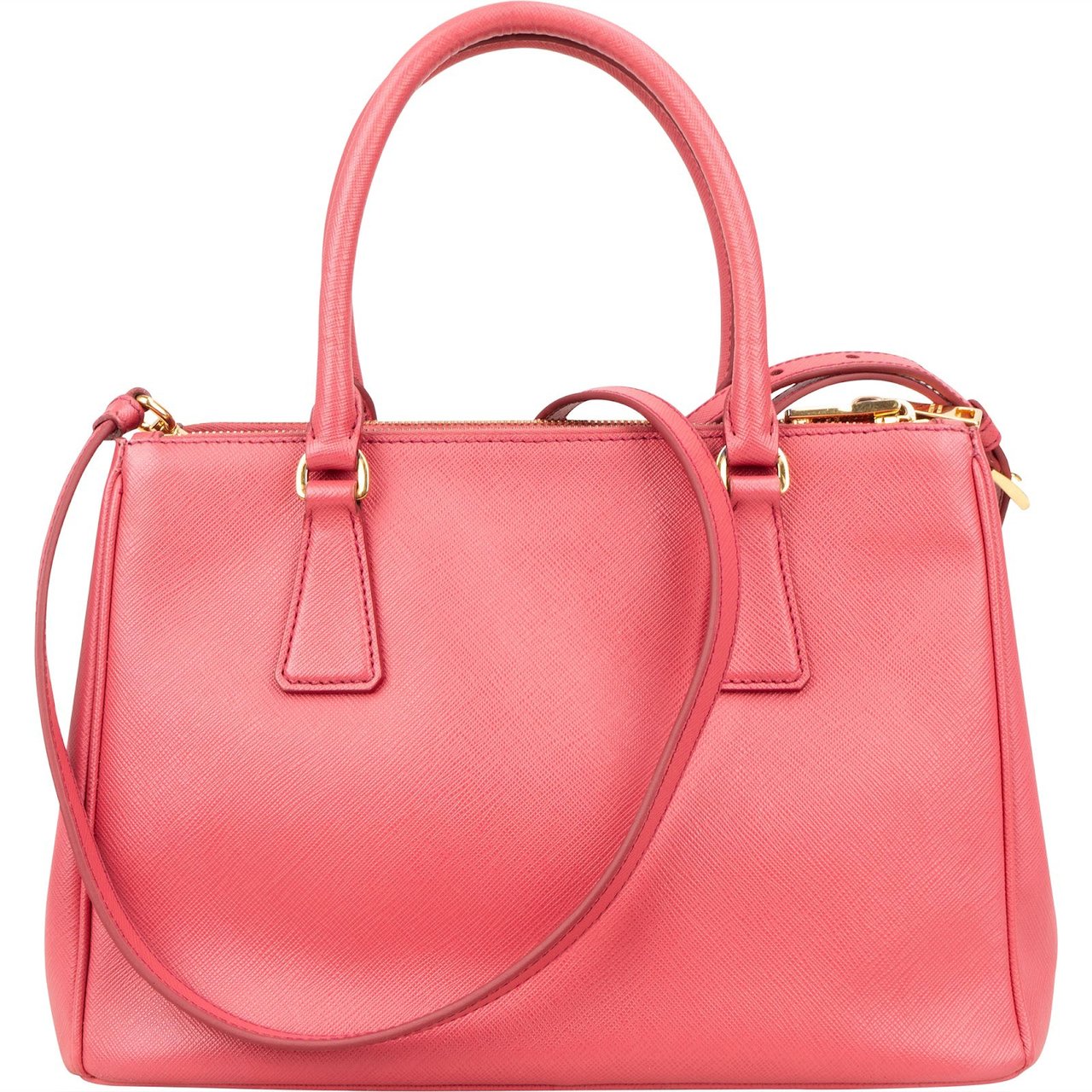 Prada Pink Saffiano Leather Galleria Handbag Roze