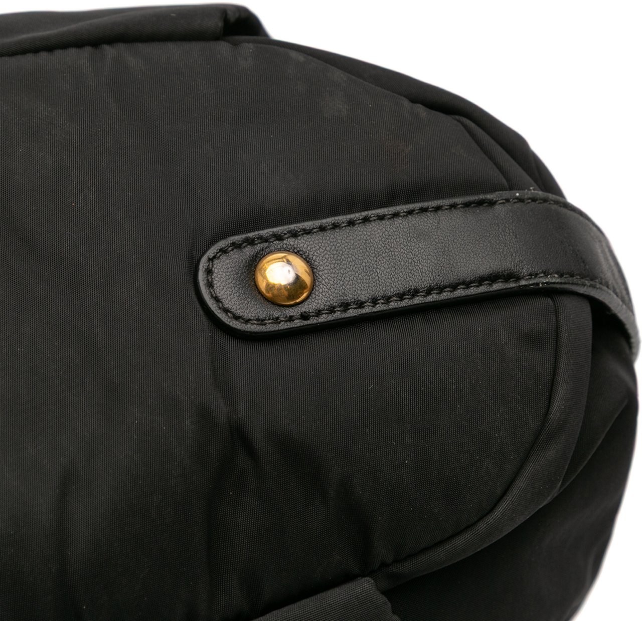 Prada Tessuto Canapa Logo Satchel Zwart