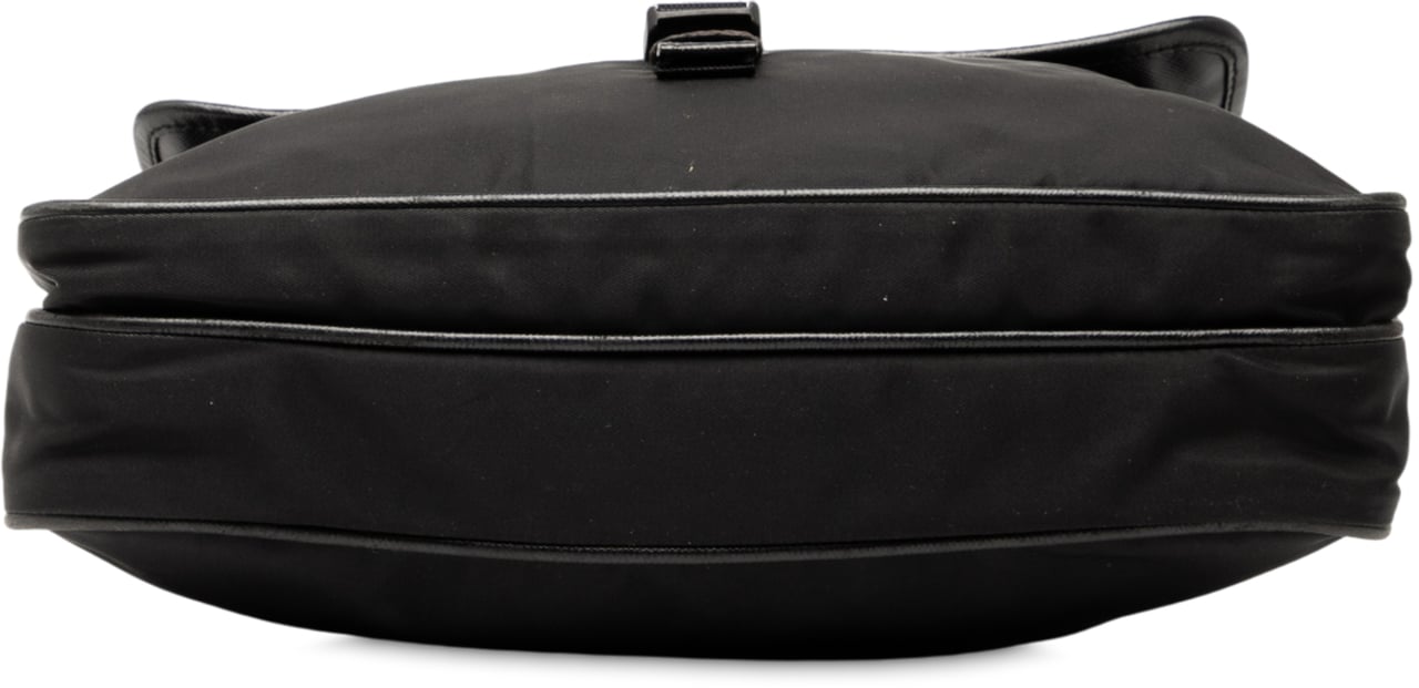 Prada Tessuto Zip Top Crossbody Zwart