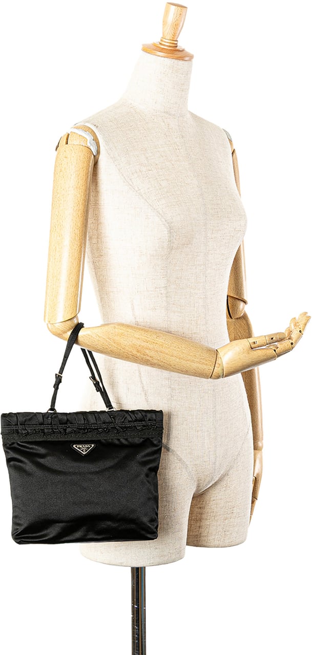 Prada Raso Handbag Zwart