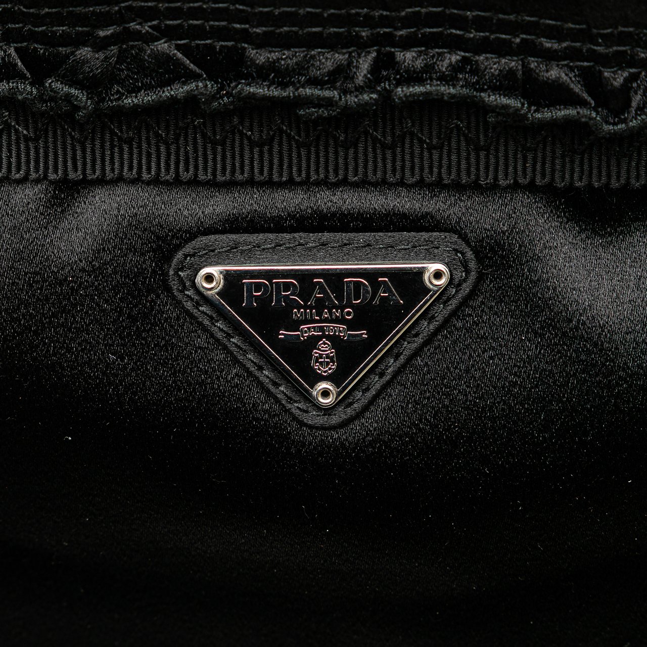 Prada Raso Handbag Zwart