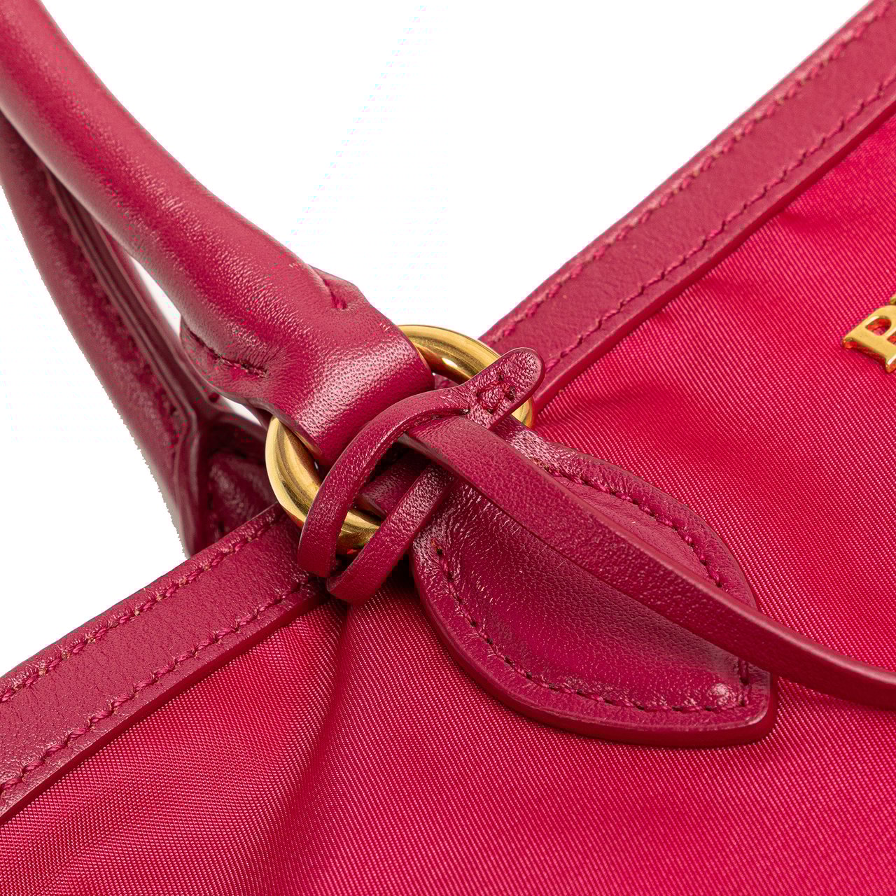 Prada Tessuto Satchel Roze