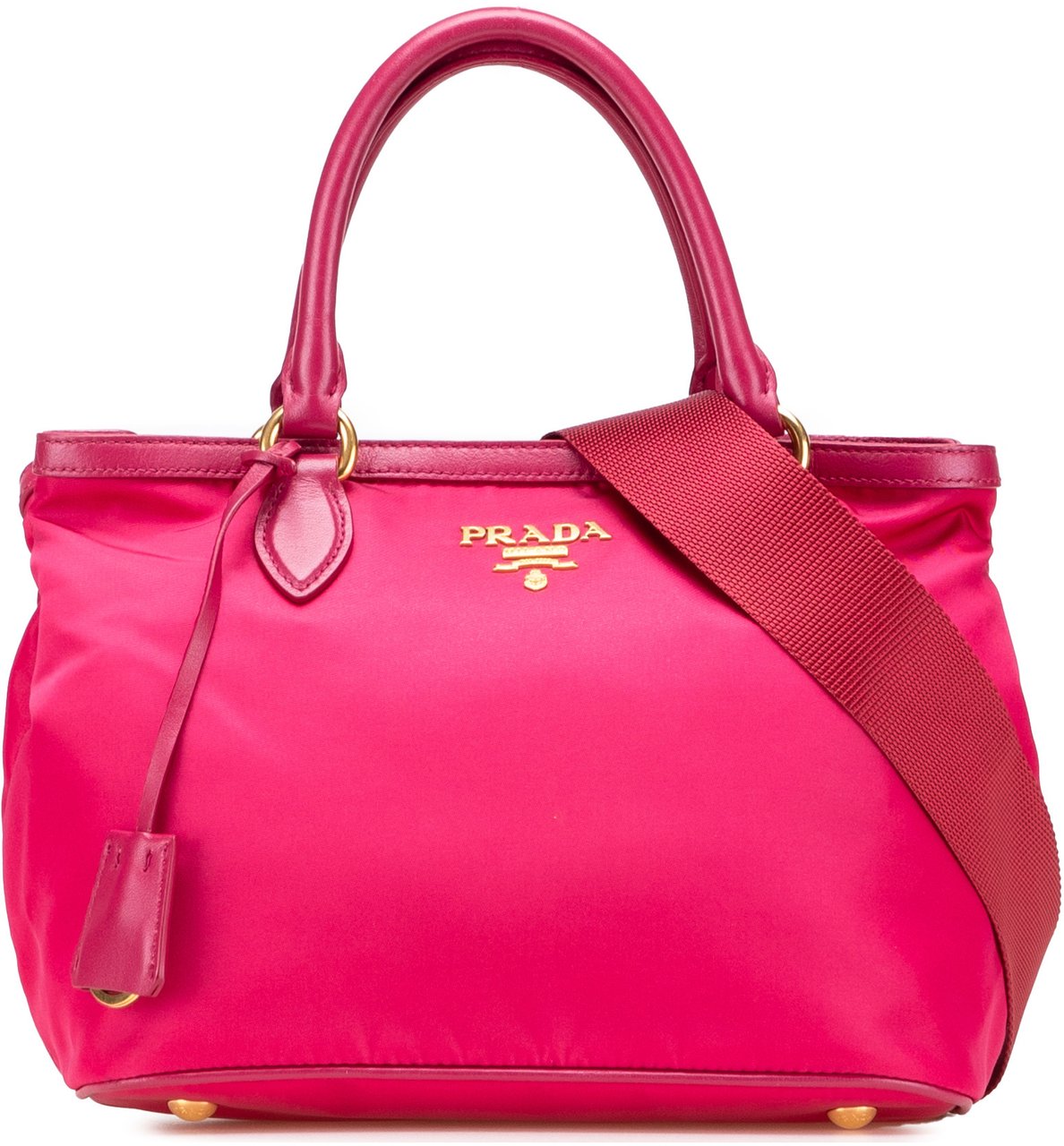 Prada Tessuto Satchel Roze