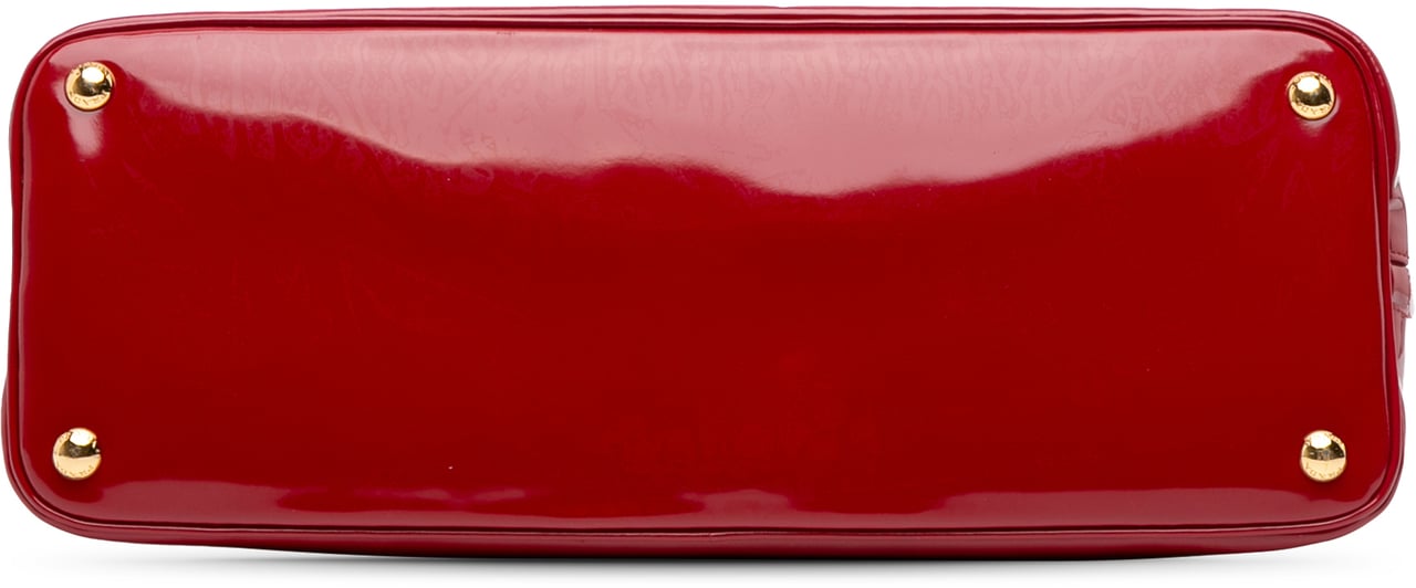 Prada Large Spazzolato Promenade Satchel Rood