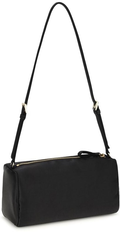 Prada Prada Black Silk Shoulder Bag Zwart