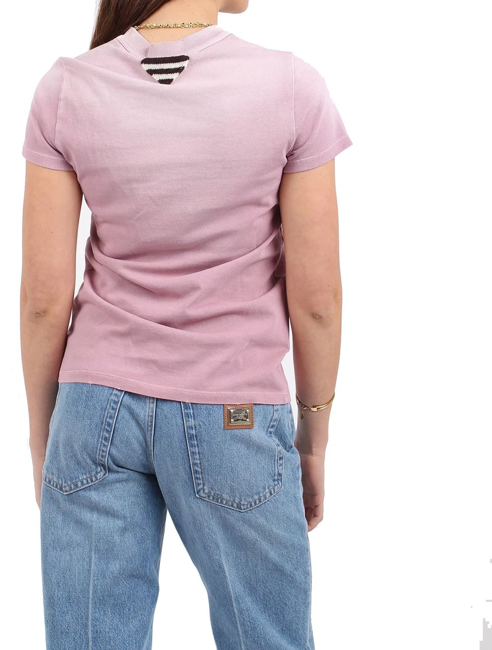 Prada Logo T-Shirt Roze