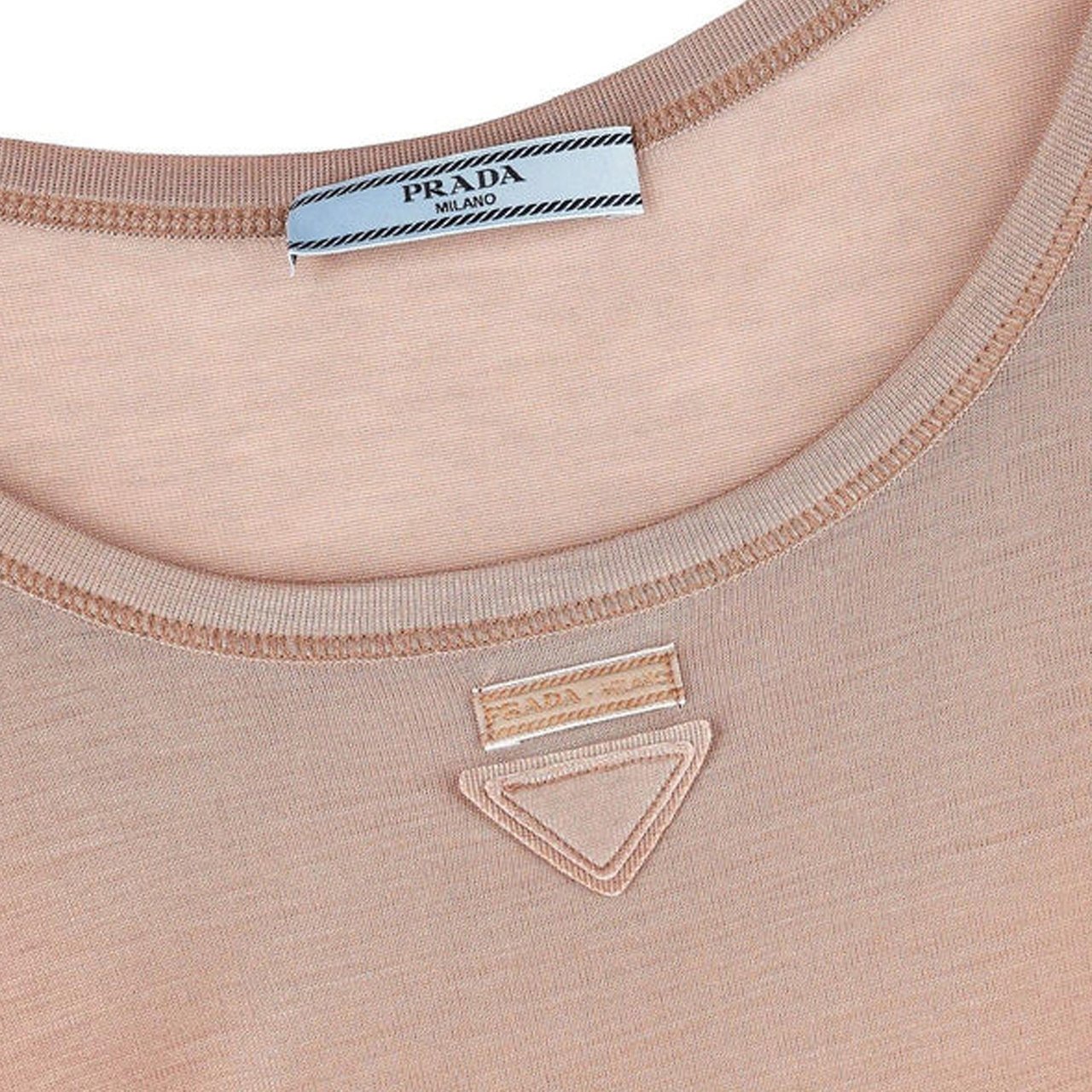 Prada Sleeveless Logo Top Roze
