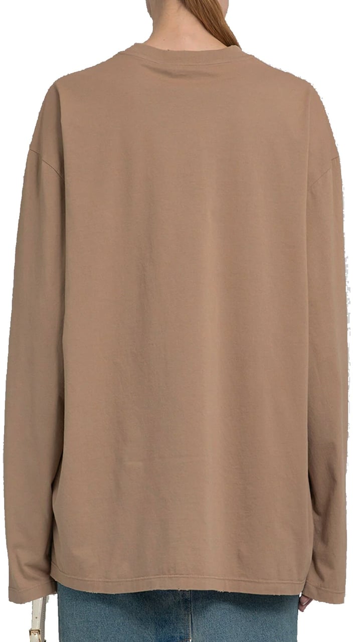 Prada Cotton Patch T-Shirt Bruin