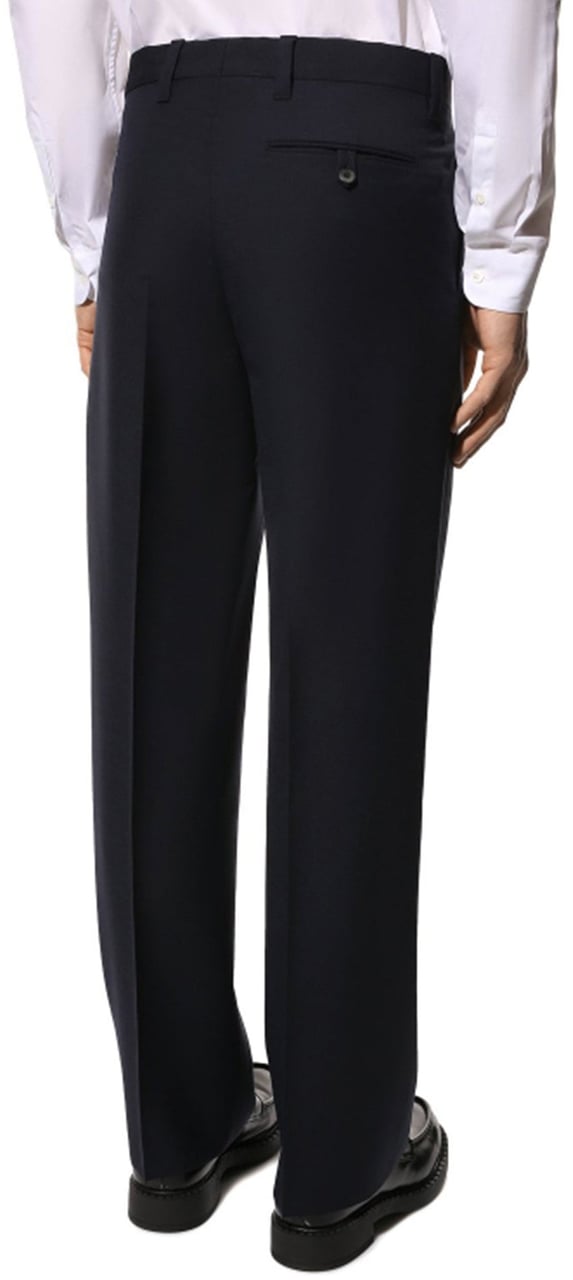 Prada Wool Classic Pants Blauw