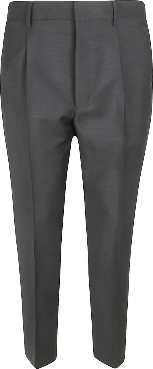 Prada Classic Wool Trousers Grijs