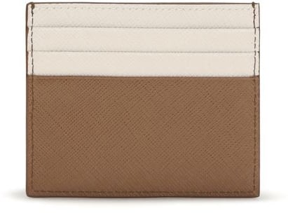 Prada Beige Calf Leather Bos Taurus Wallet Beige