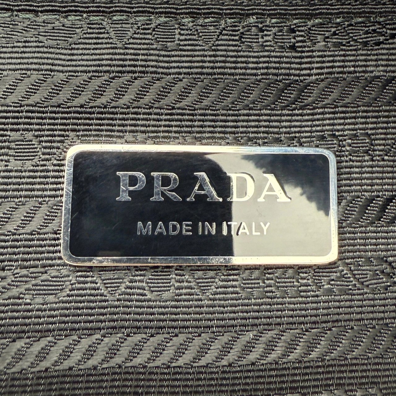 Prada Terry Tote Bag Celeste Blauw