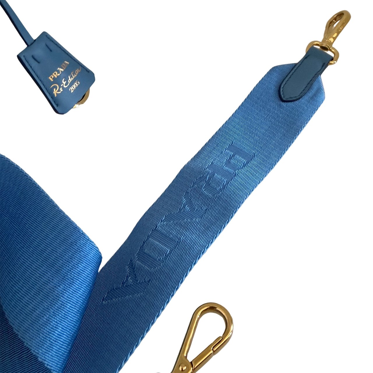 Prada Prada Re-Edition 2005 Raffia hellblau /neuwertig Blauw