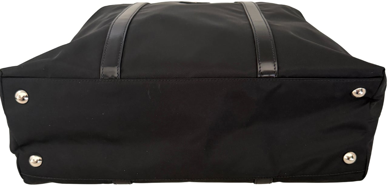 Prada Tessuto Satchel 2-way Bag Nylon / very good Zwart