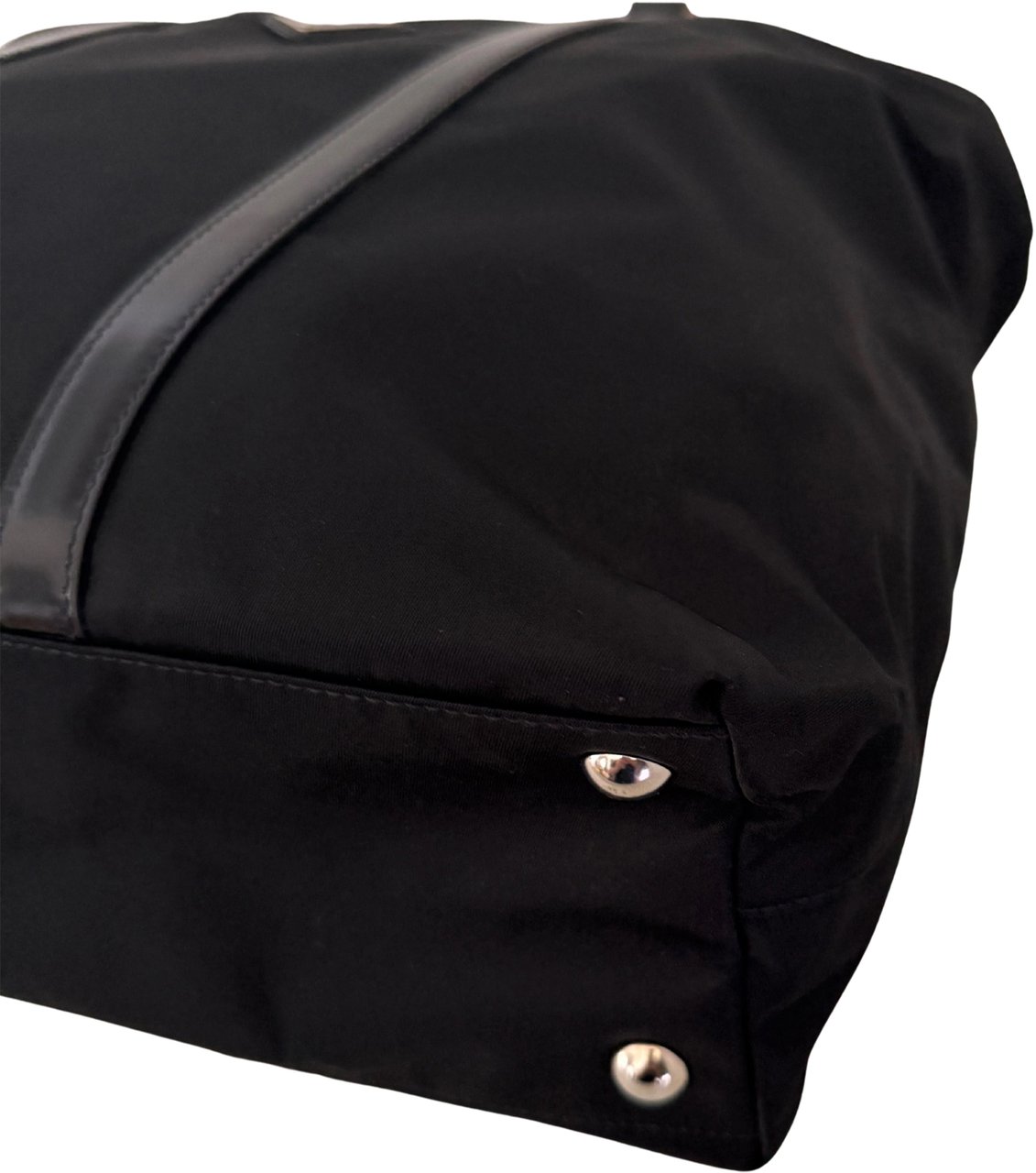 Prada Tessuto Satchel 2-way Bag Nylon / very good Zwart