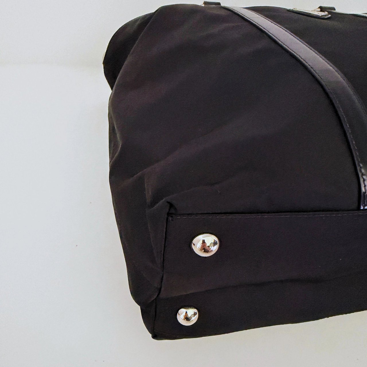Prada Tessuto Satchel 2-way Bag Nylon / very good Zwart