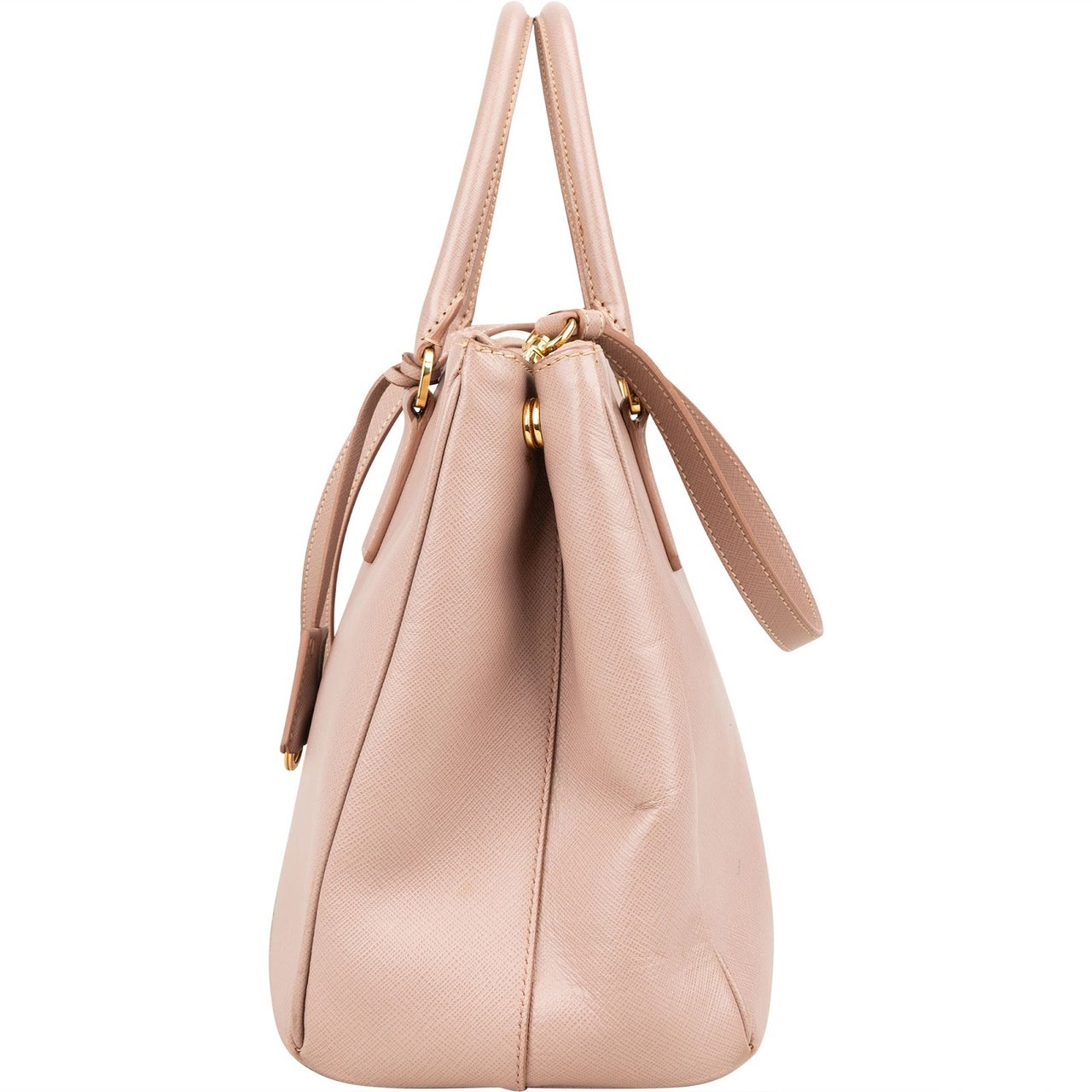 Prada Prada Saffiano Leather Galleria Handbag Rood