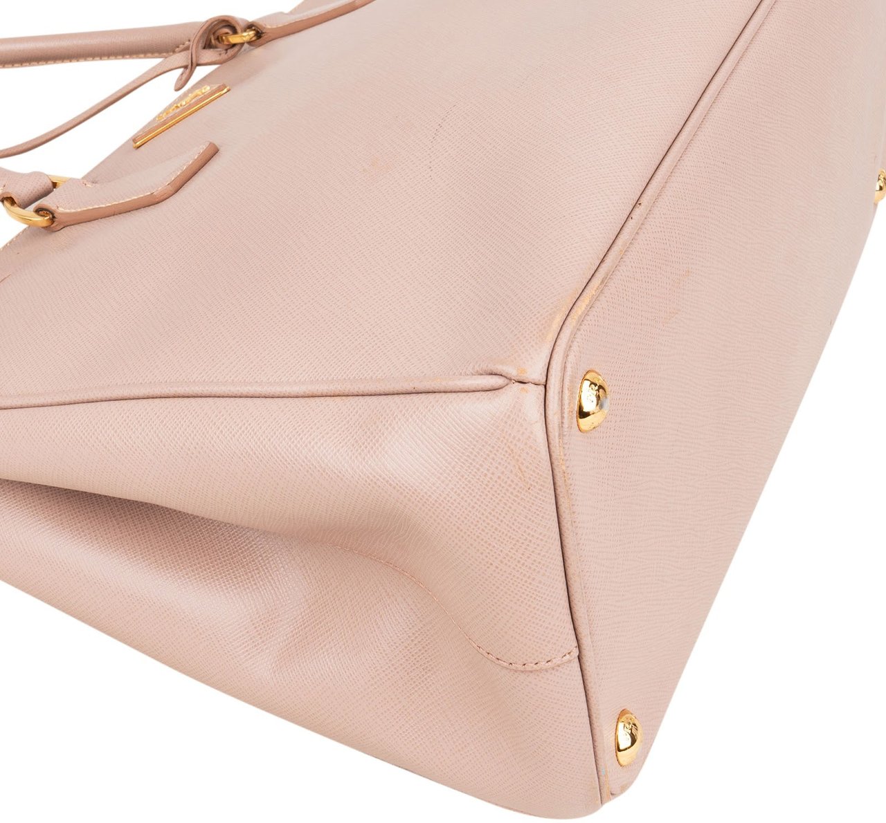 Prada Prada Saffiano Leather Galleria Handbag Rood