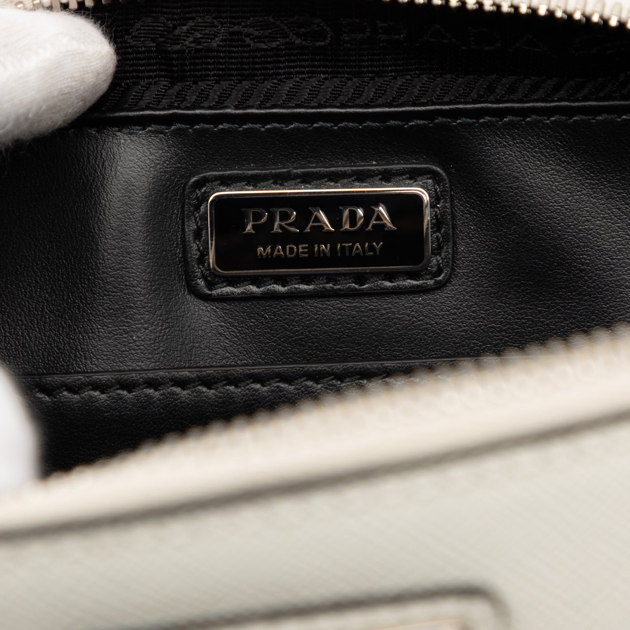 Prada Saffiano Brique Crossbody Wit