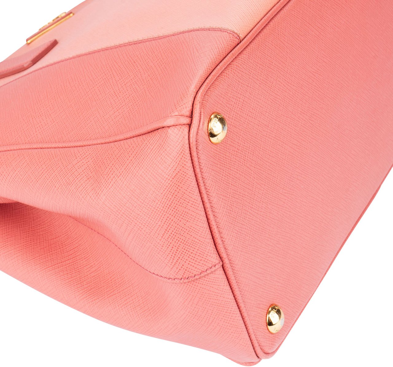 Prada Prada Bicolor Rose Saffiano Leather Galleria Handbag Divers