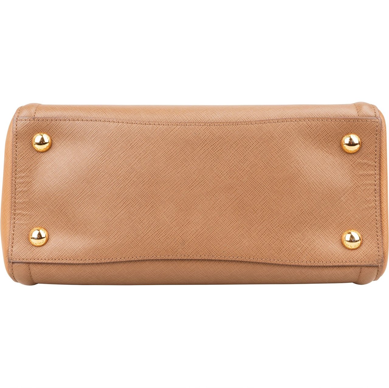 Prada Saffiano Leather Small Galleria Handbag Beige