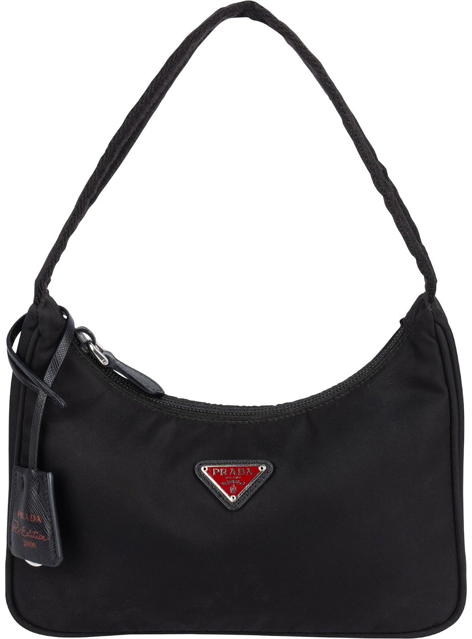 Prada Nylon Re-Edition 2000 Mini Handbag Zwart