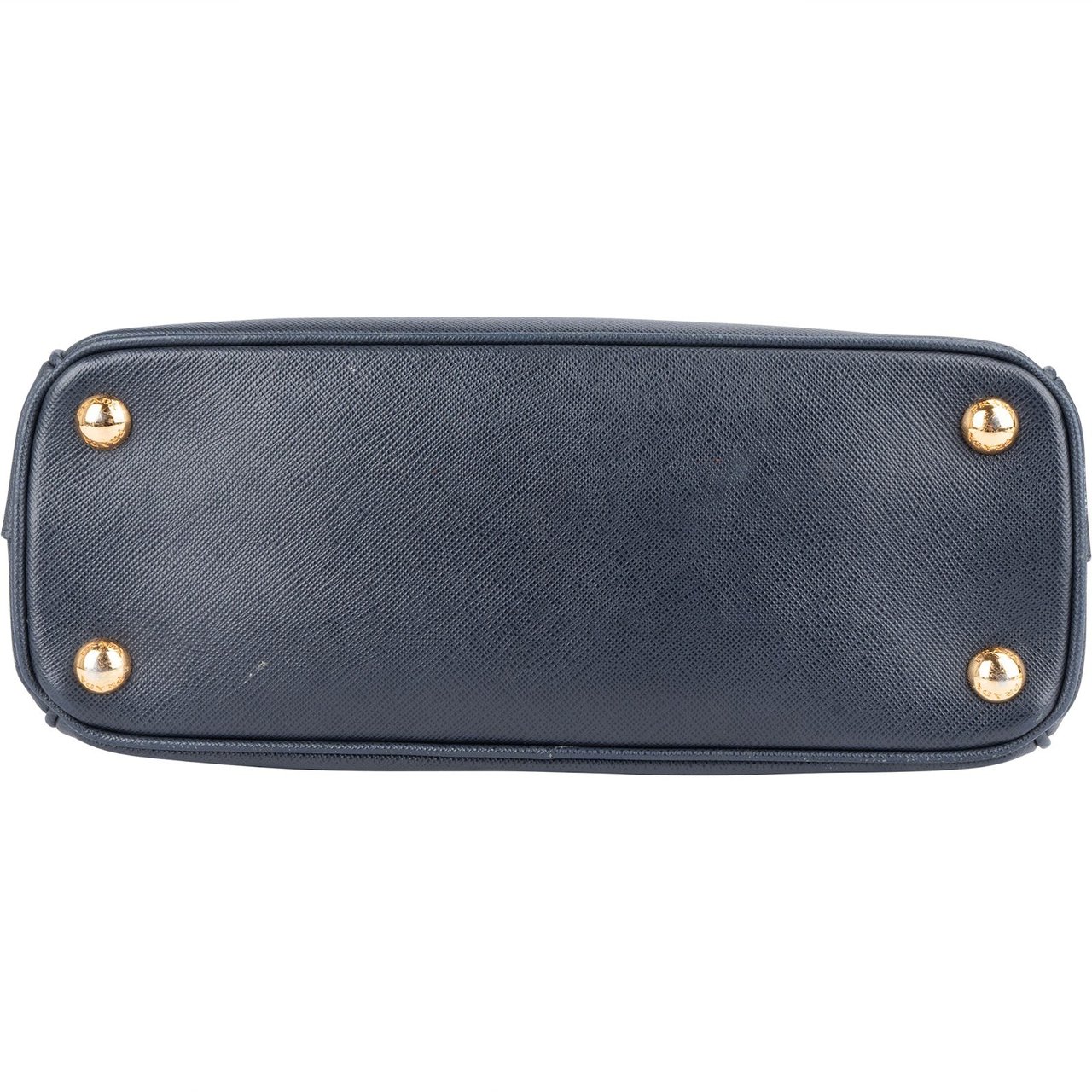 Prada Saffiano Leather Galleria Handbag Navy