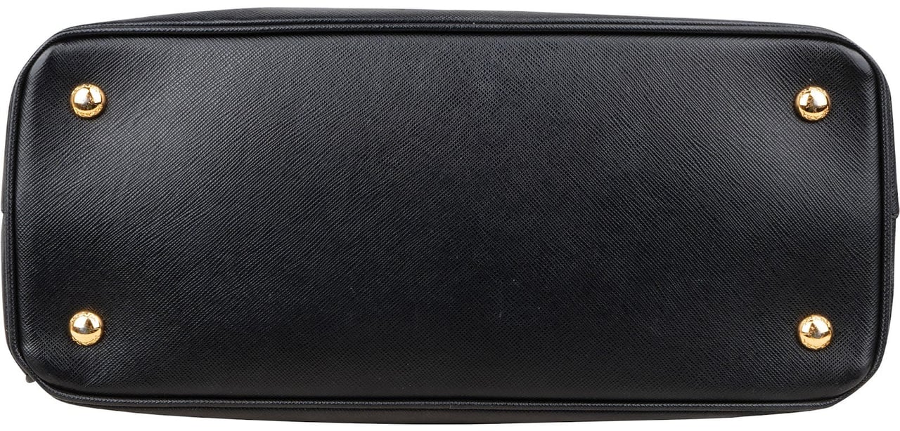 Prada Saffiano Leather Galleria Handbag Zwart