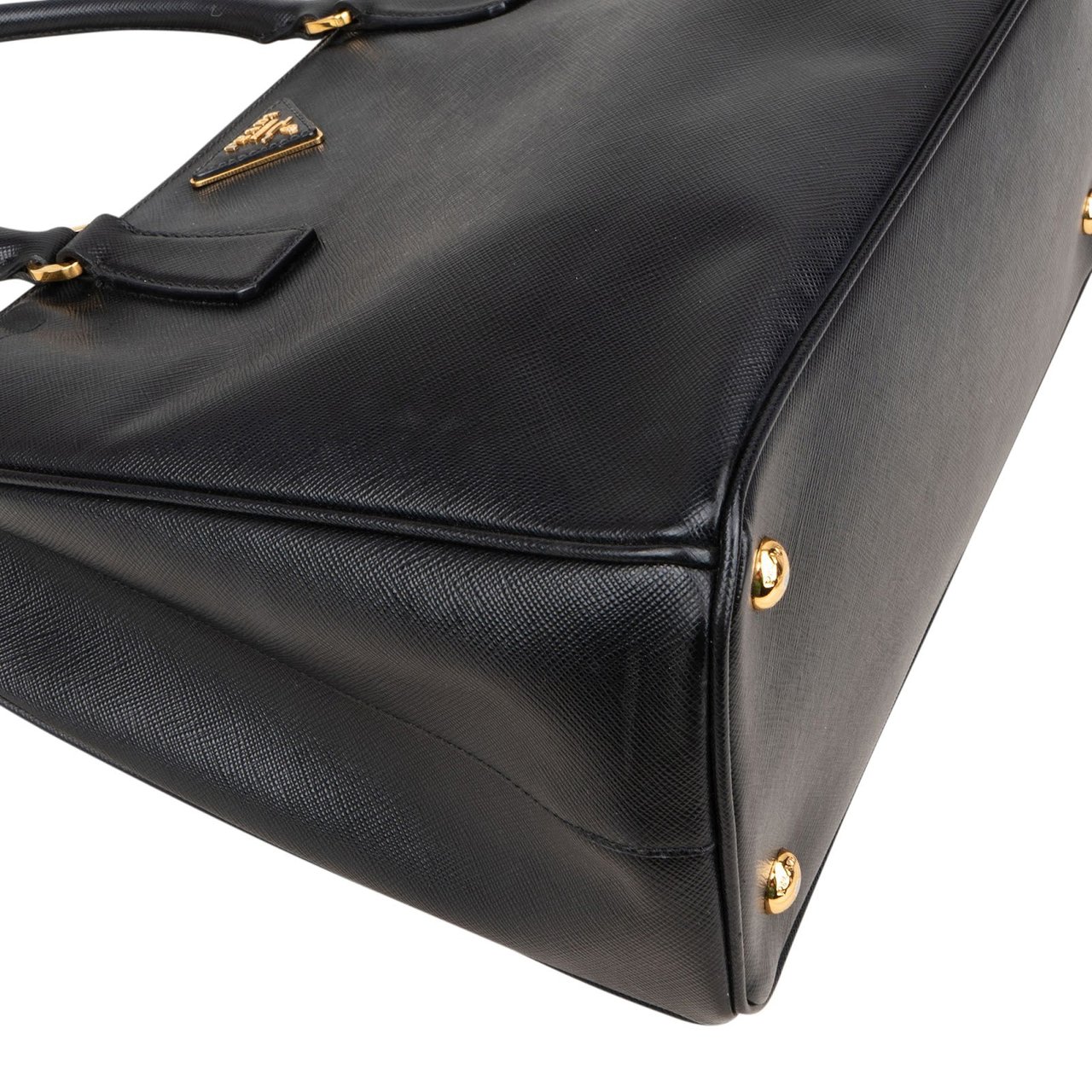 Prada Saffiano Leather Galleria Handbag Zwart