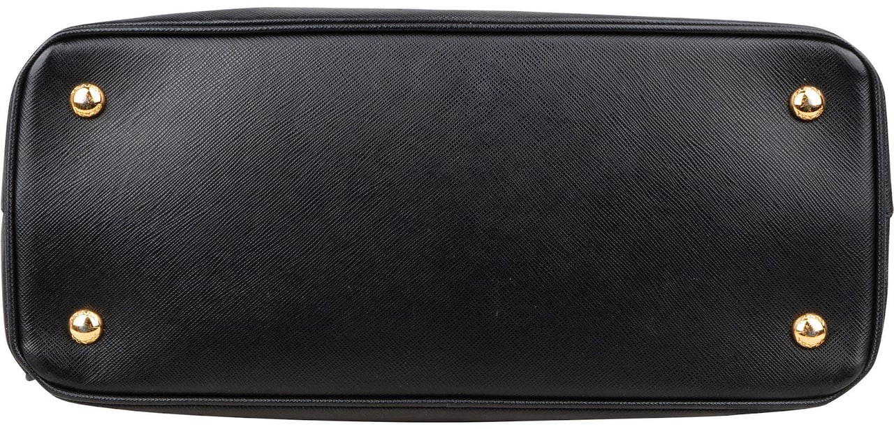 Prada Saffiano Leather Galleria Handbag Zwart