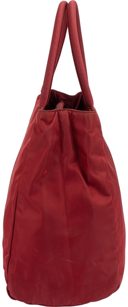 Prada Red Tessuto Handbag Rood