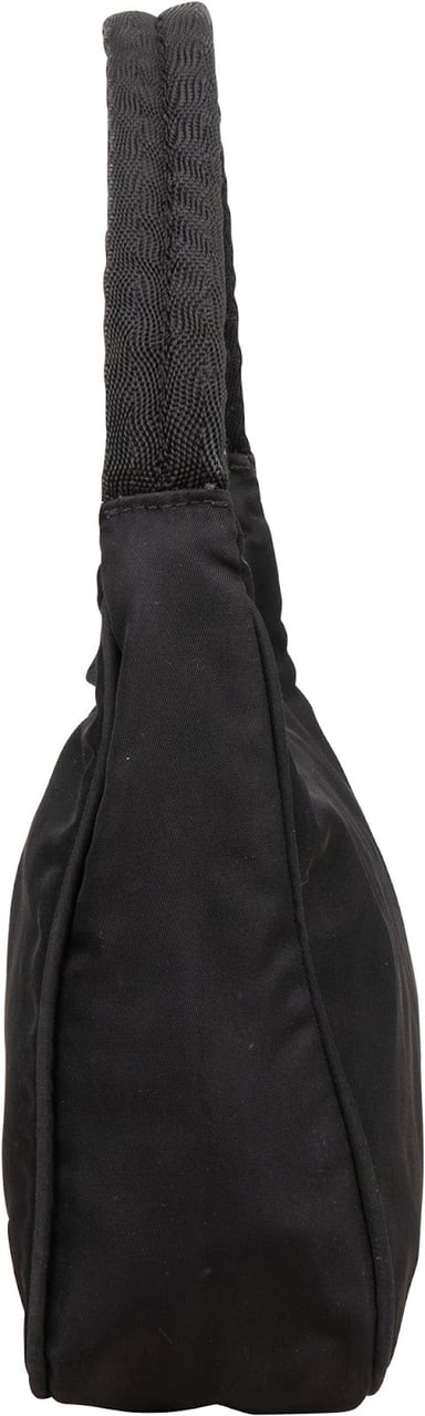Prada Prada Nylon Triangle Vintage Re-Edition Handbag Zwart