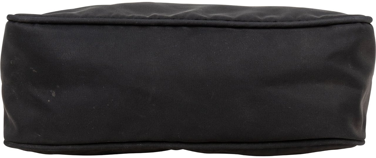 Prada Prada Nylon Triangle Vintage Re-Edition Handbag Zwart