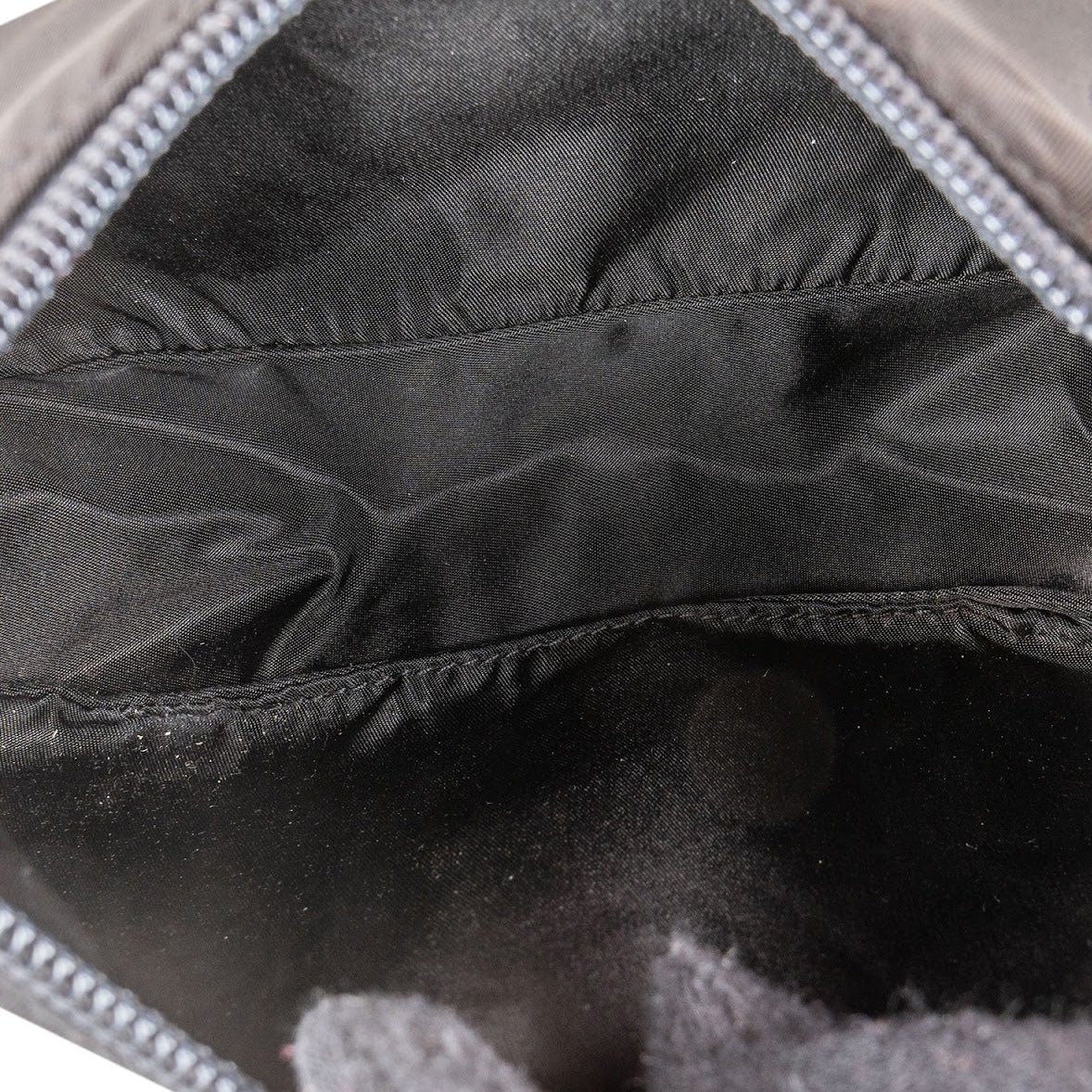 Prada Prada Nylon Triangle Vintage Re-Edition Handbag Zwart