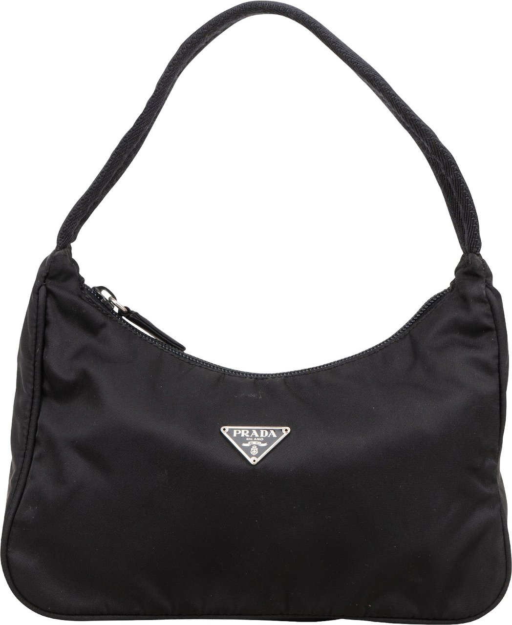 Prada Prada Nylon Triangle Vintage Re-Editon Handbag Zwart
