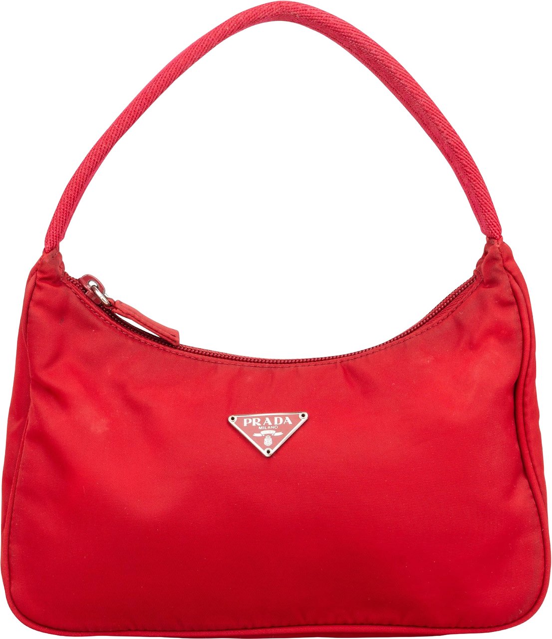 Prada Prada Nylon Triangle Vintage Re-Editon Handbag Rood