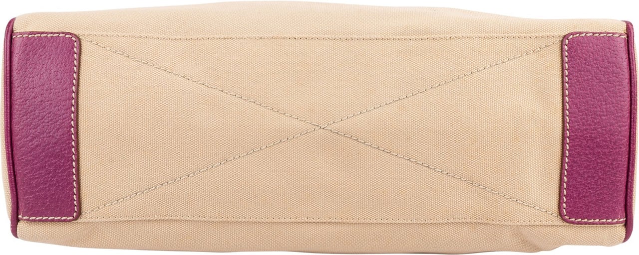 Prada Leather Semitracolla Triangle Shoulder Bag Beige