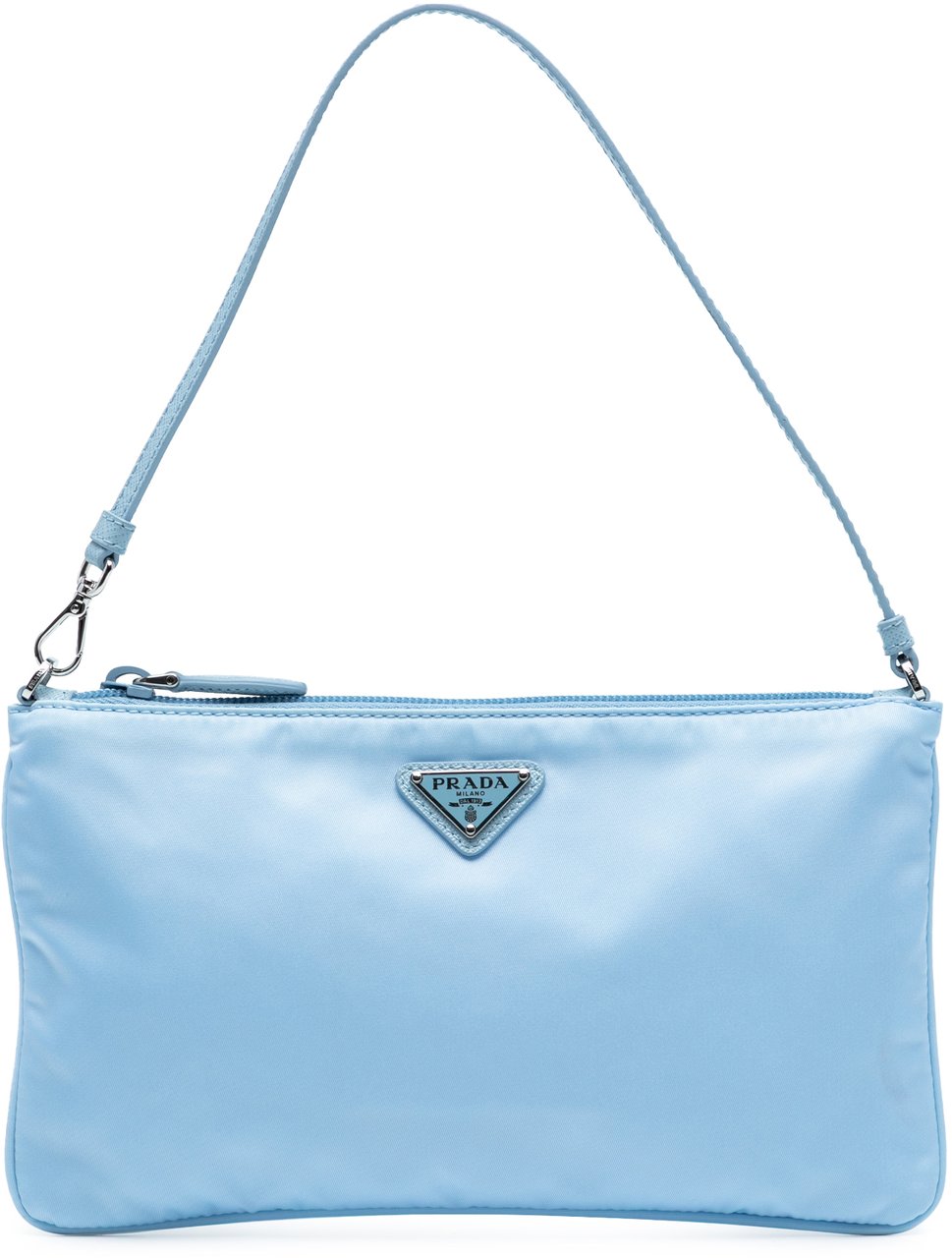 Prada Re Nylon Pochette Blauw