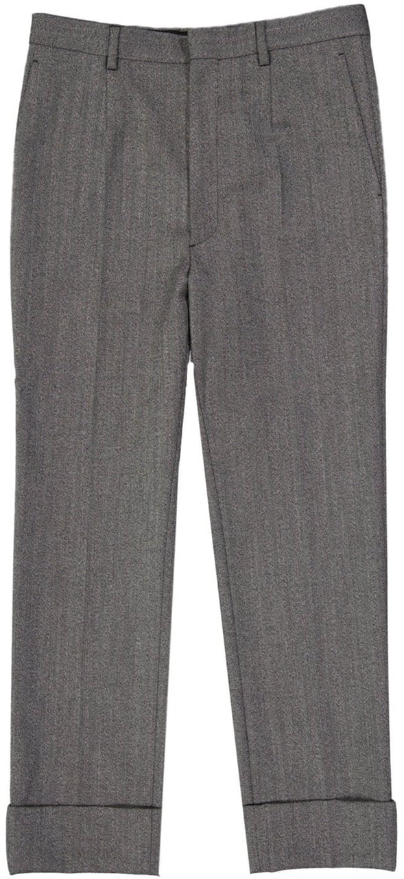 Prada Prada Wool Pants Zwart