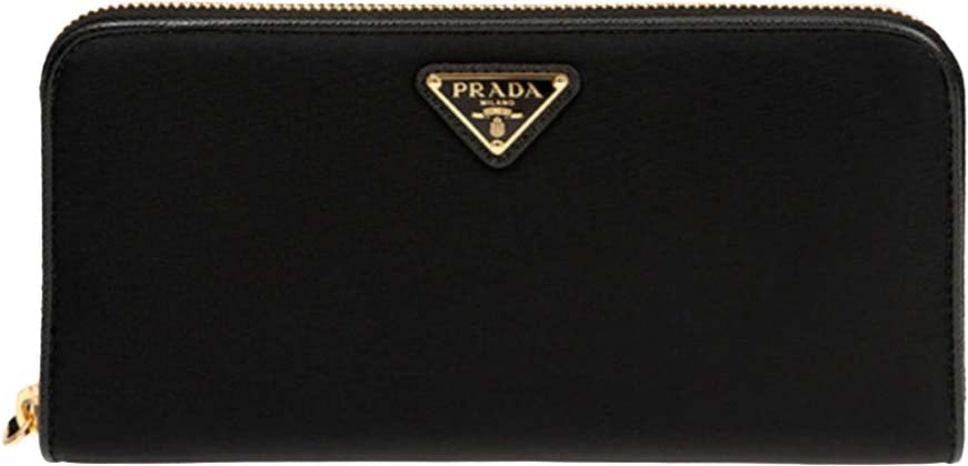 Prada Nylon Logo Wallet Zwart