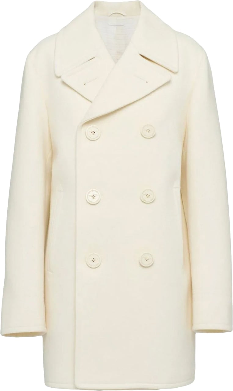 Prada Double-Breasted Wool Coat Divers
