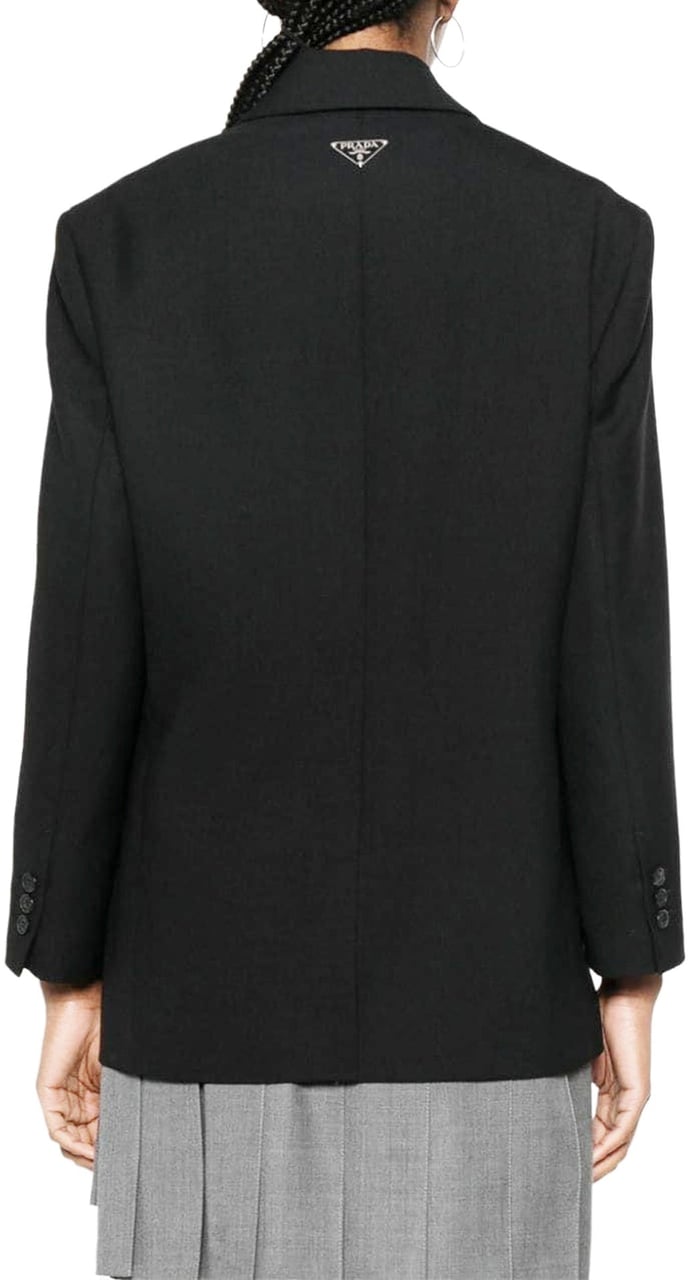 Prada Wool Blazer Zwart