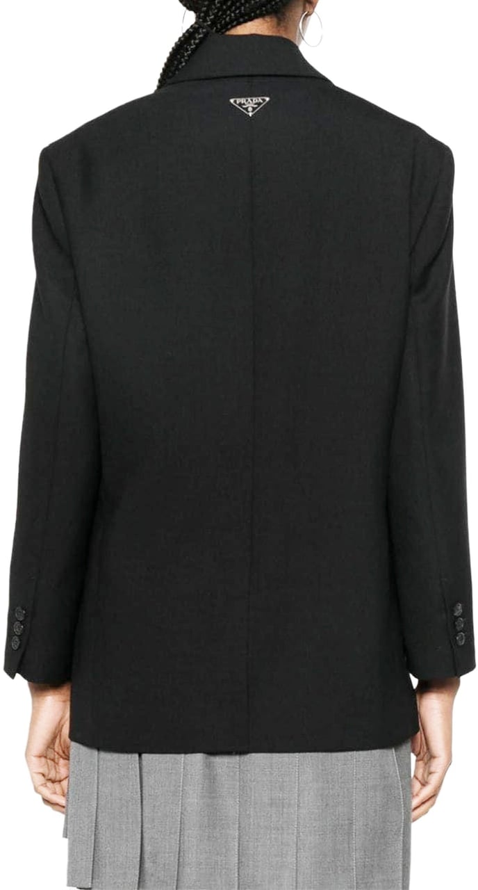 Prada Wool Blazer Zwart