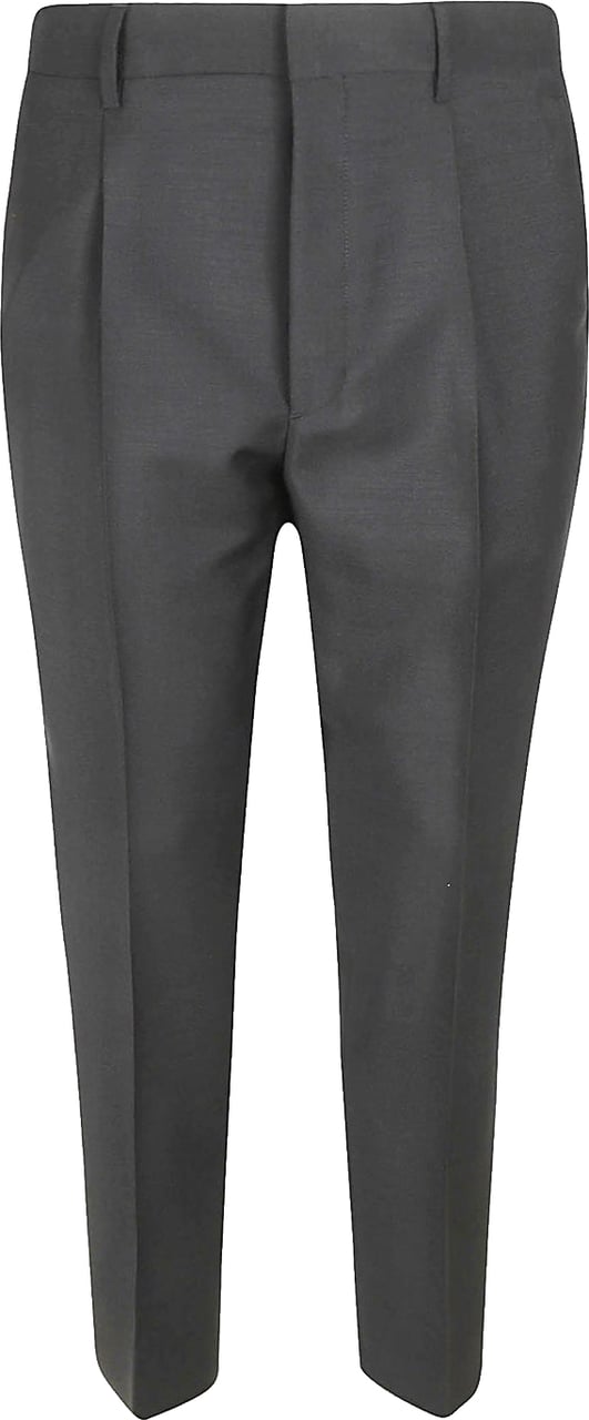 Prada Classic Wool Trousers Grijs