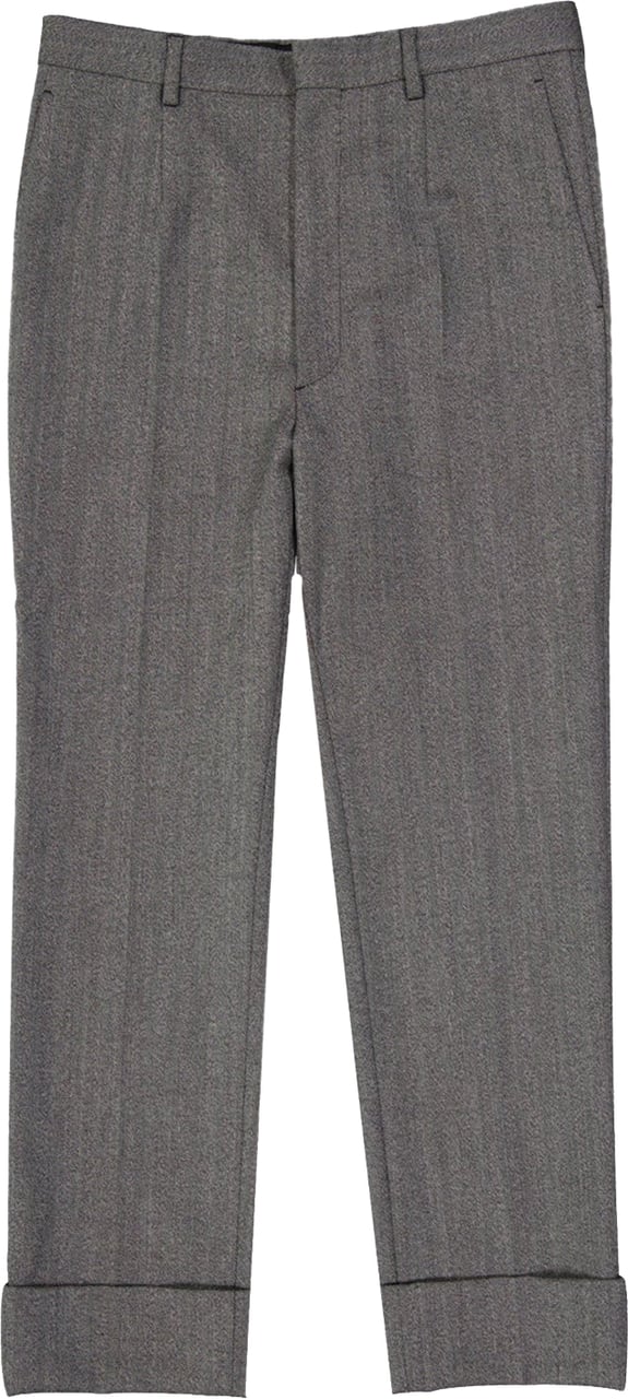 Prada Wool Pants Grijs