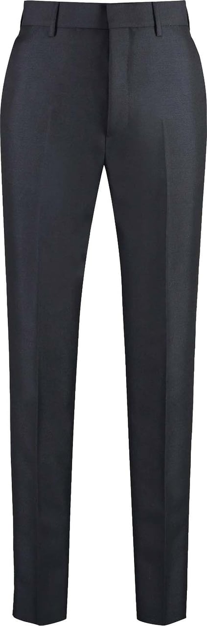 Prada Wool Trousers Blauw