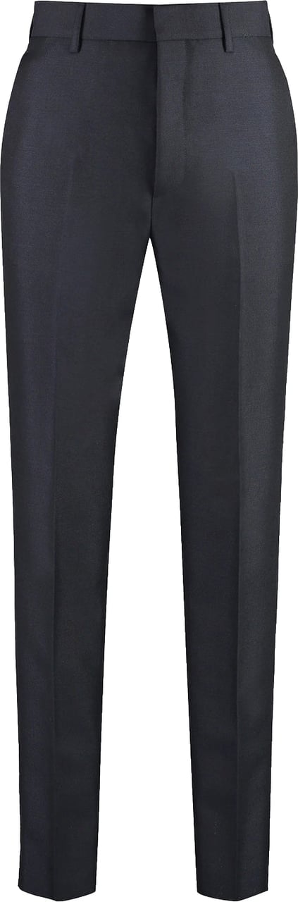 Prada Wool Trousers Blauw