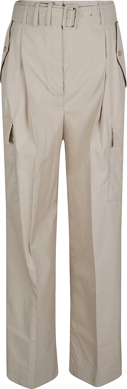 Prada High Waist Trousers Beige