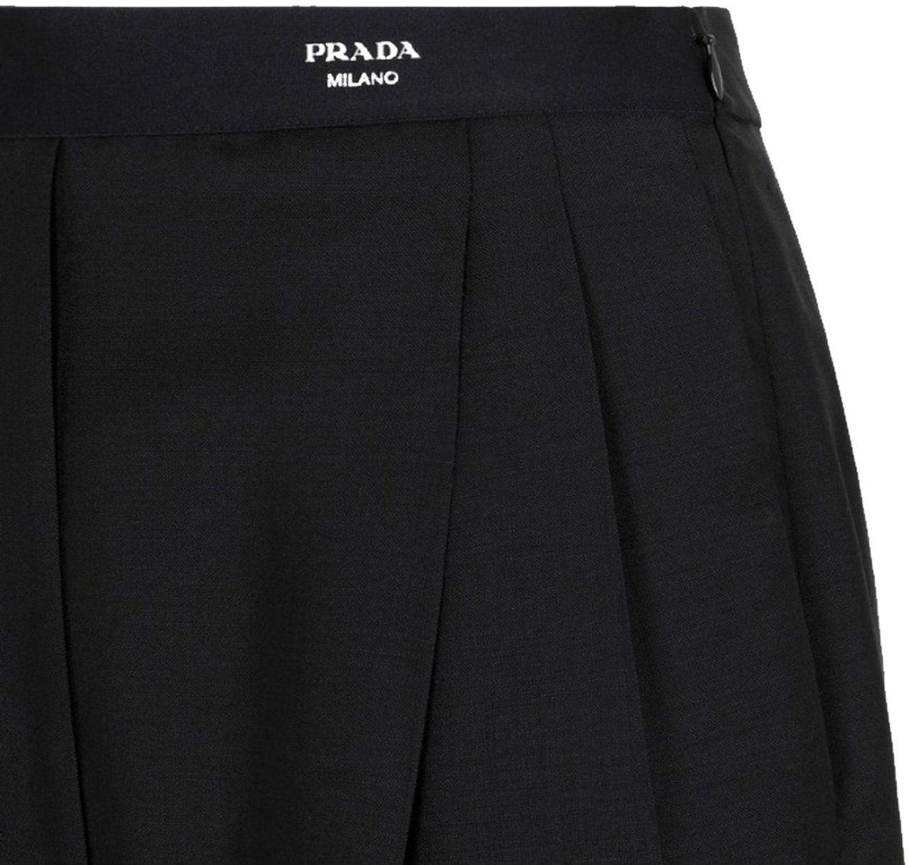 Prada Wool Classic Logo Pants Divers